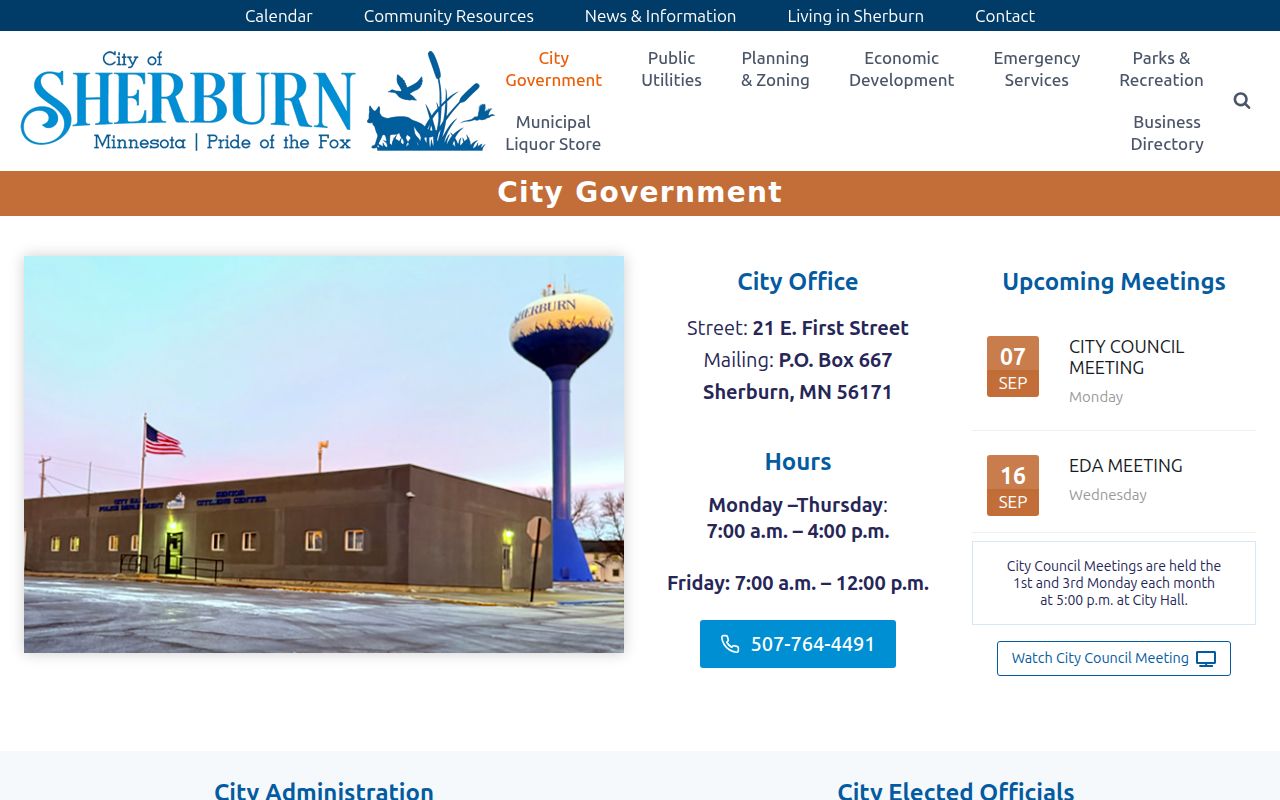 Martin County Sherburn court records boundary at Sherburn city government