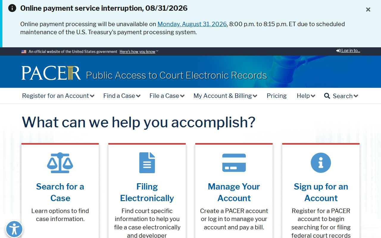 Martin County Welcome court docket boundary between state court records and federal access